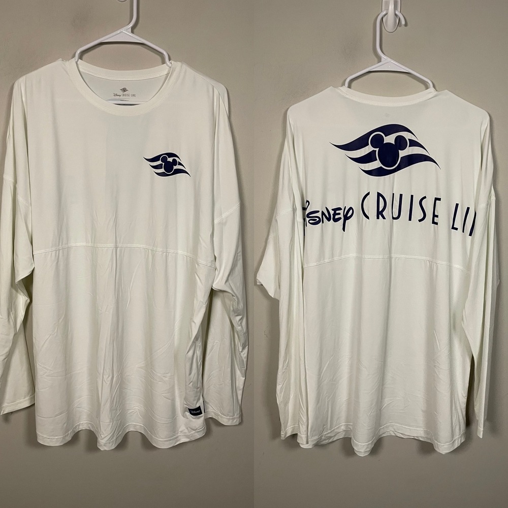 Disney Cruise Line Spirit Jersey Rash Guard Size Large Collectable Beach Travel